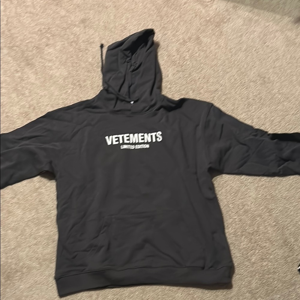 Vetements Black Hoodie